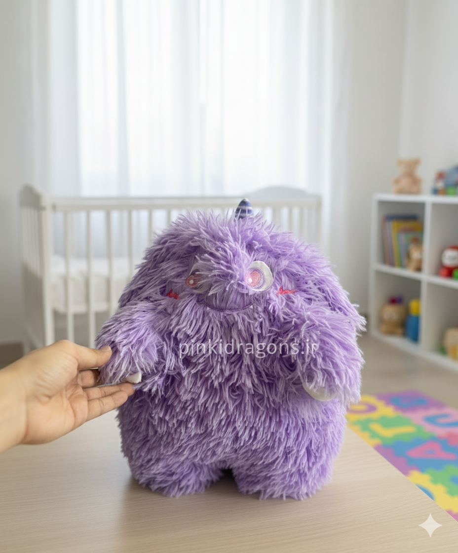 عروسک پولیشی هیولای بنفش