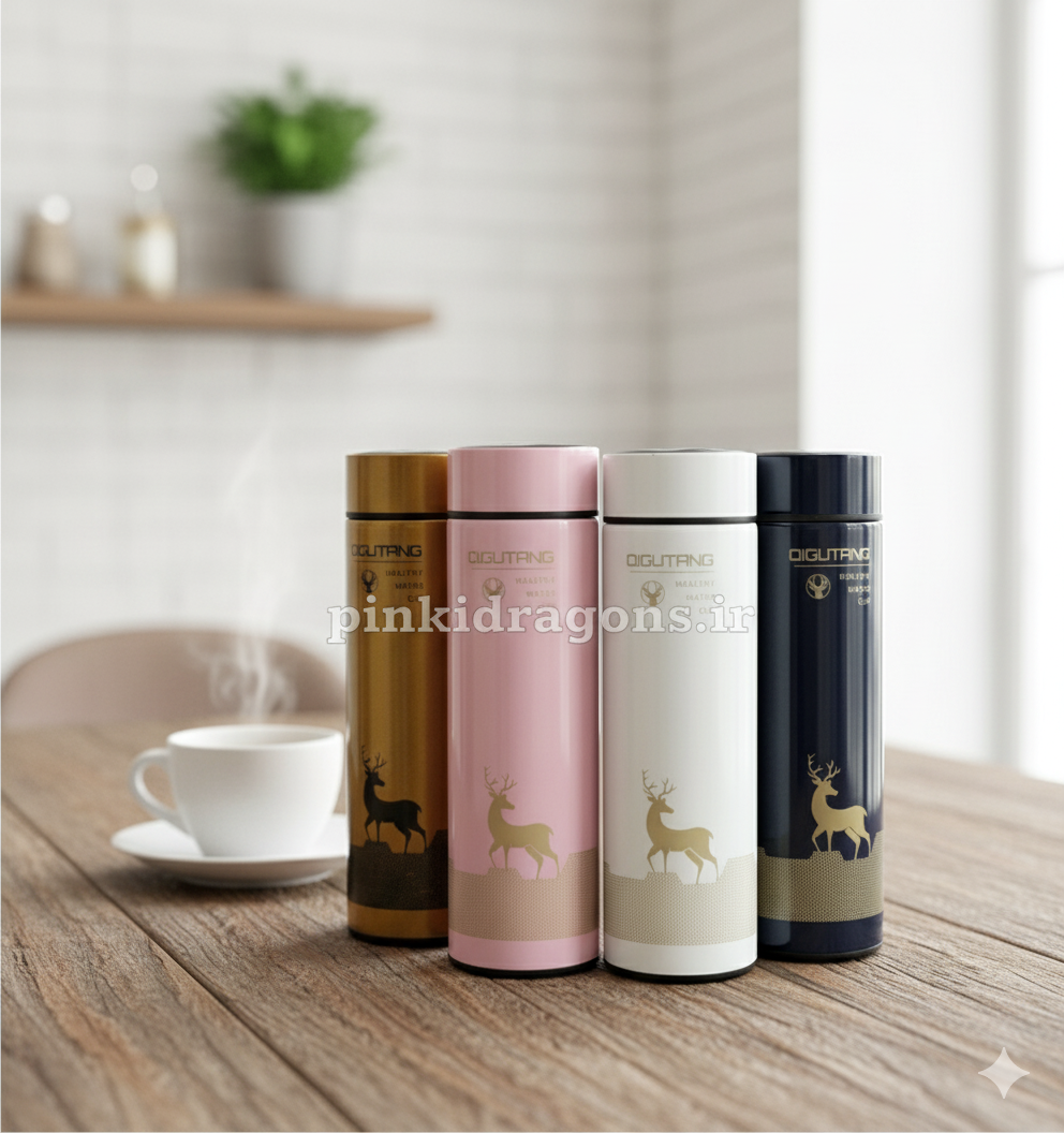 فلاکس استیل دماسنج‌ دار